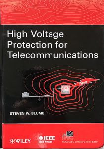 High voltage protection for telecommunications book.